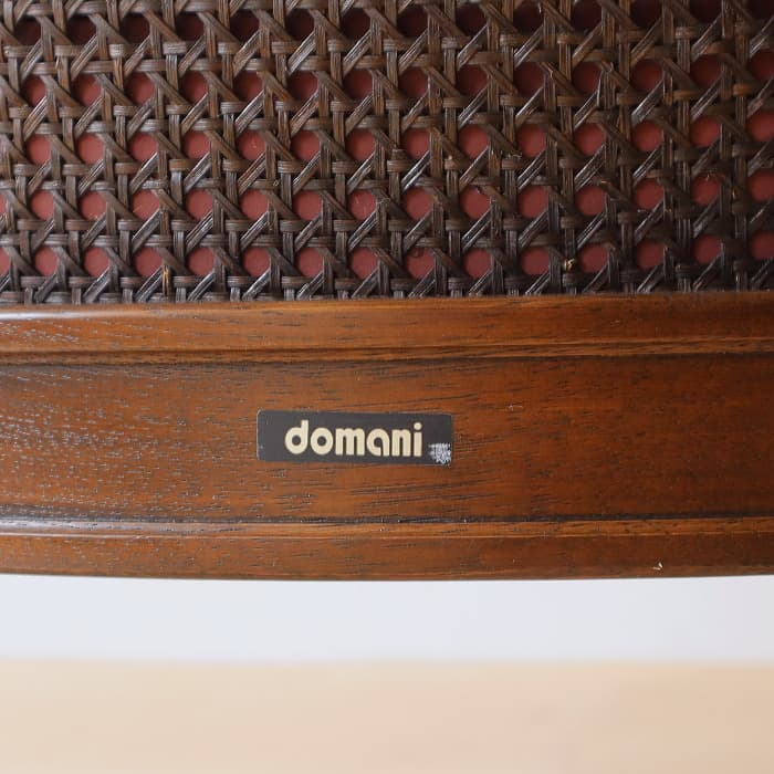 アンティーク カリモク Domani 一人掛け椅子 本革 ナラ材