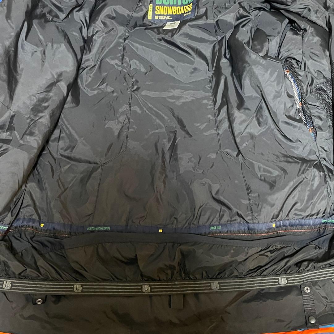 BURTONバートンスノーボードジャケットスキーウェアパーカーボーダー青ブルー紺