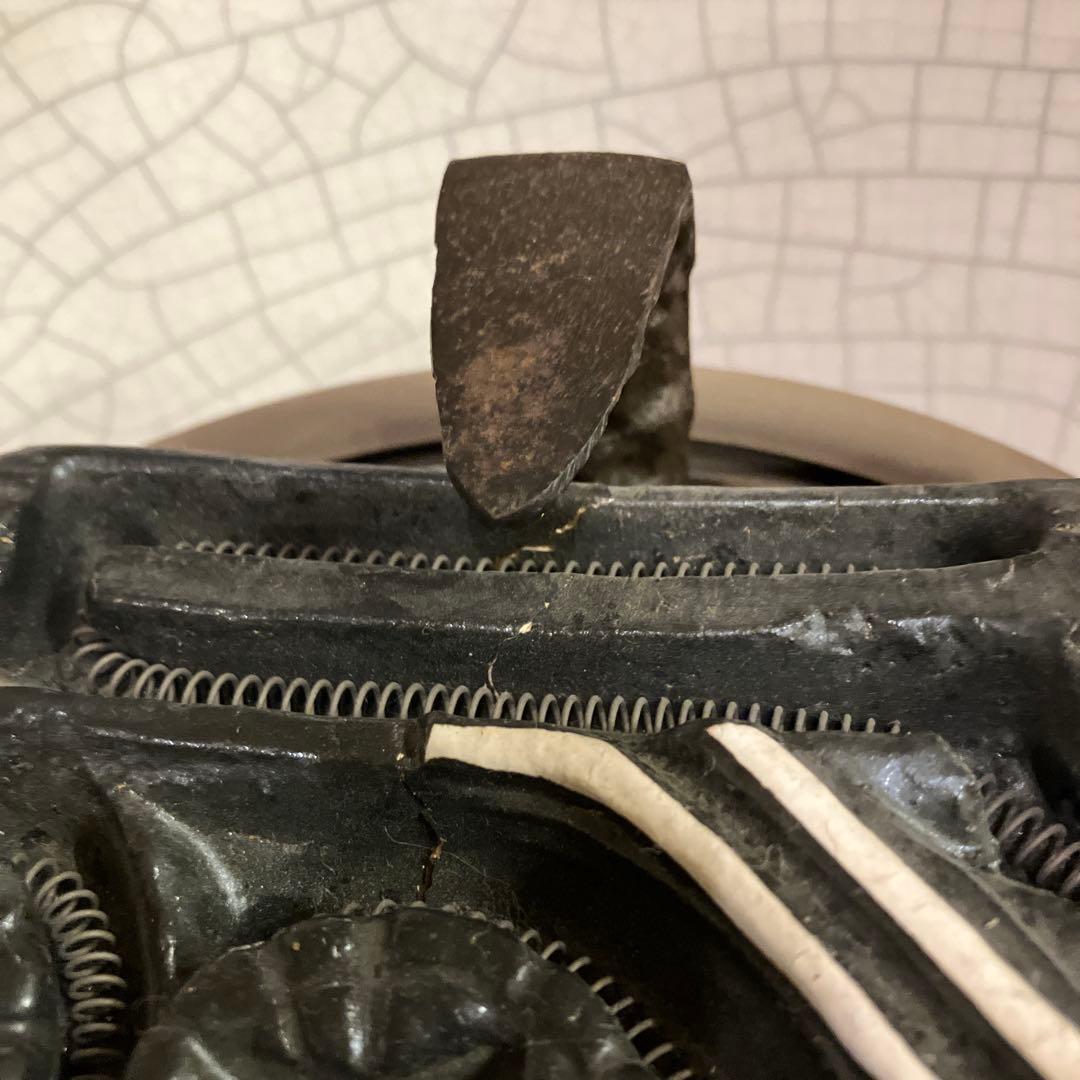 風呂型　電熱器　白さつま　茶道具