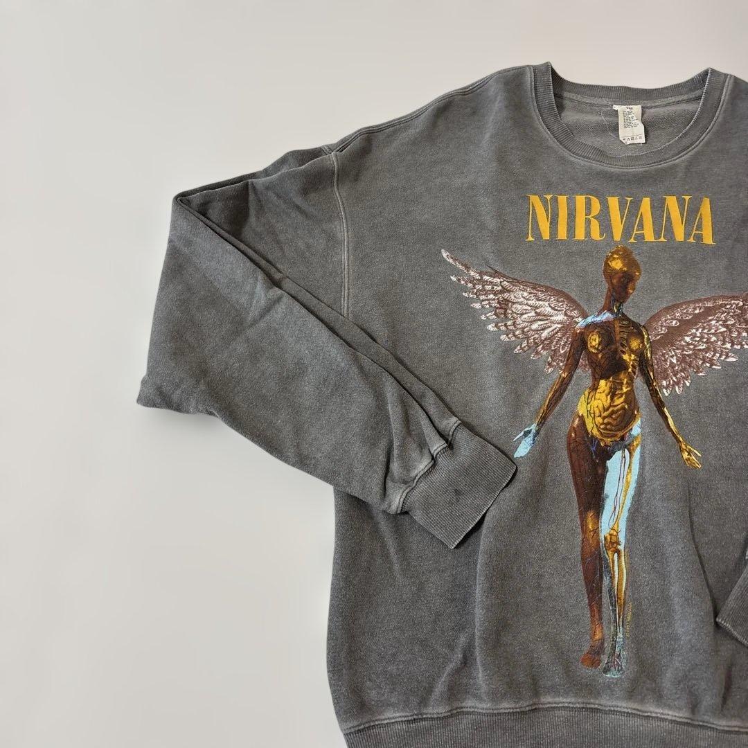 早い者勝ち【90s】©️NIRVANA IN UPERO スウェット グレー