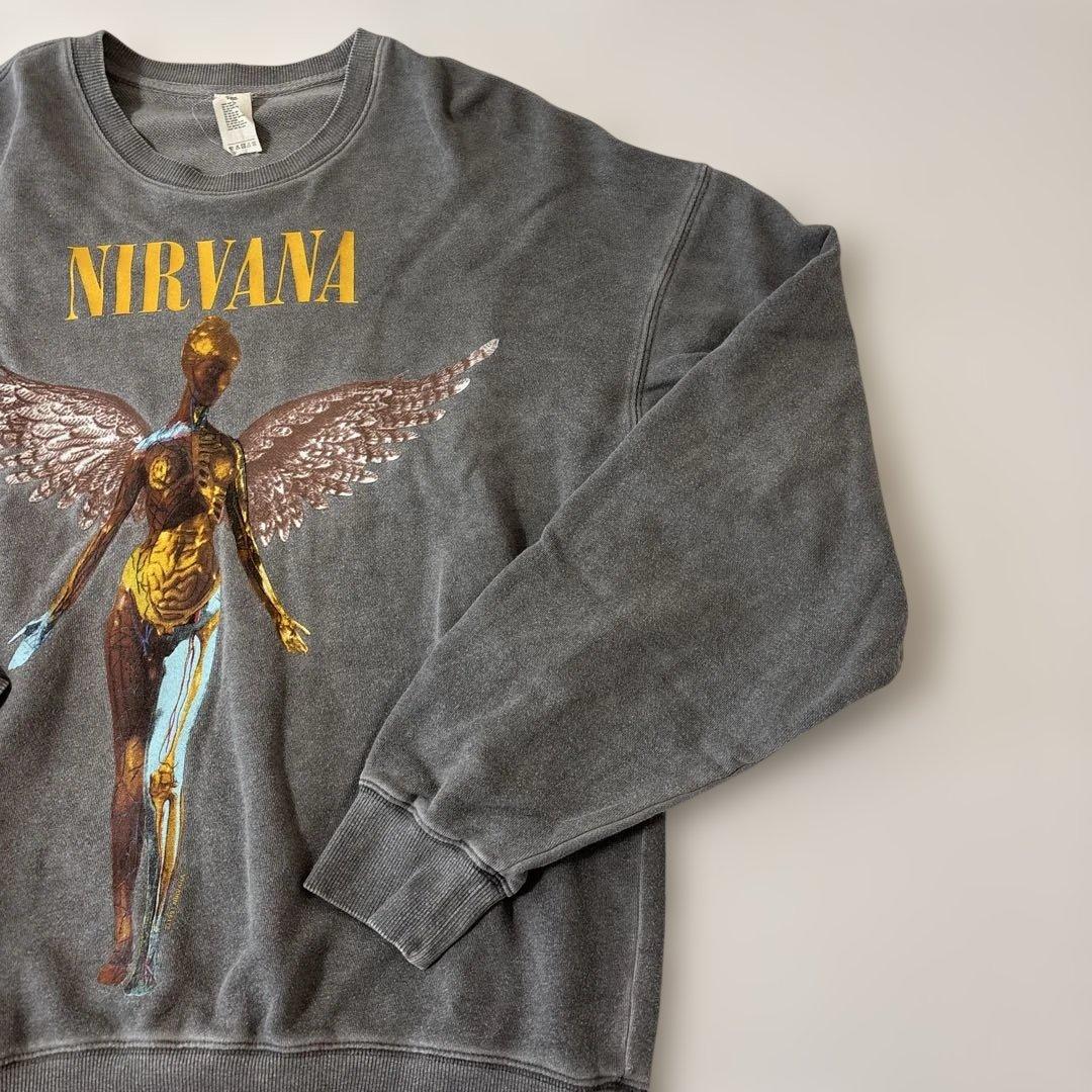早い者勝ち【90s】©️NIRVANA IN UPERO スウェット グレー