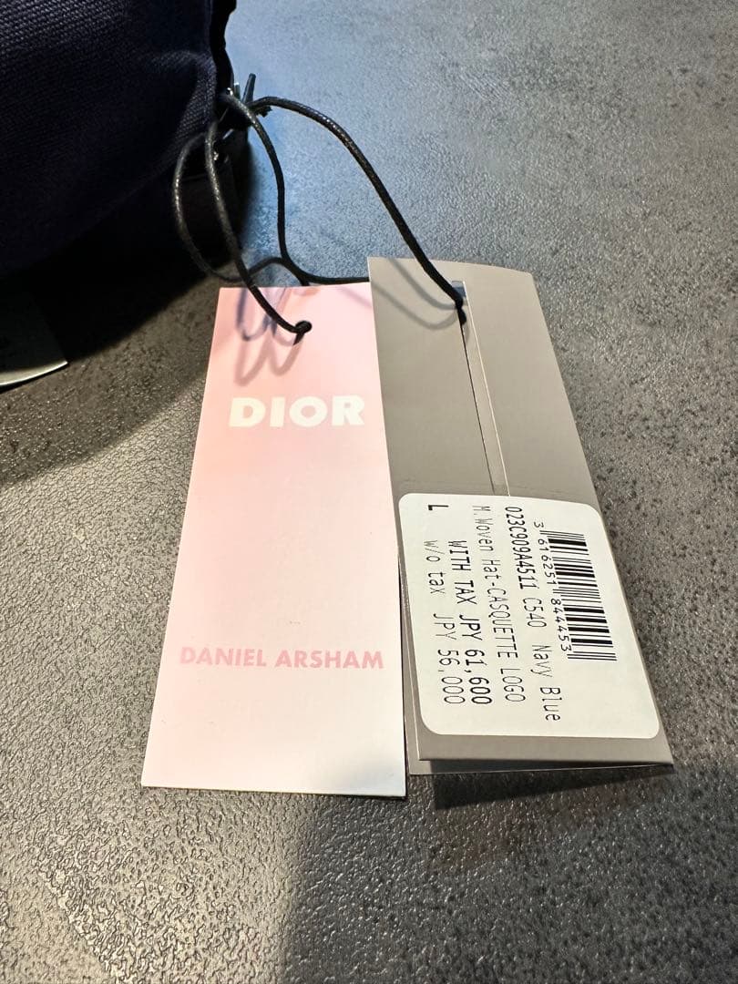 【未使用/値札有】ChristianDiorクリスチャンディオール　キャップ帽子