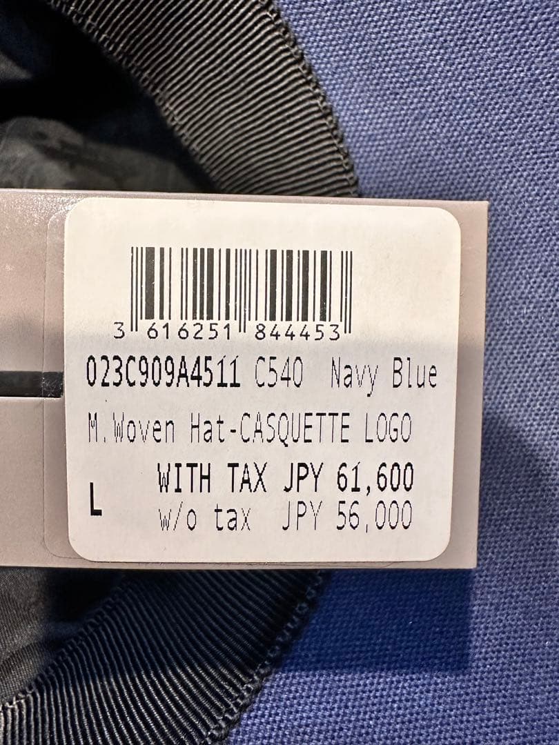 【未使用/値札有】ChristianDiorクリスチャンディオール　キャップ帽子