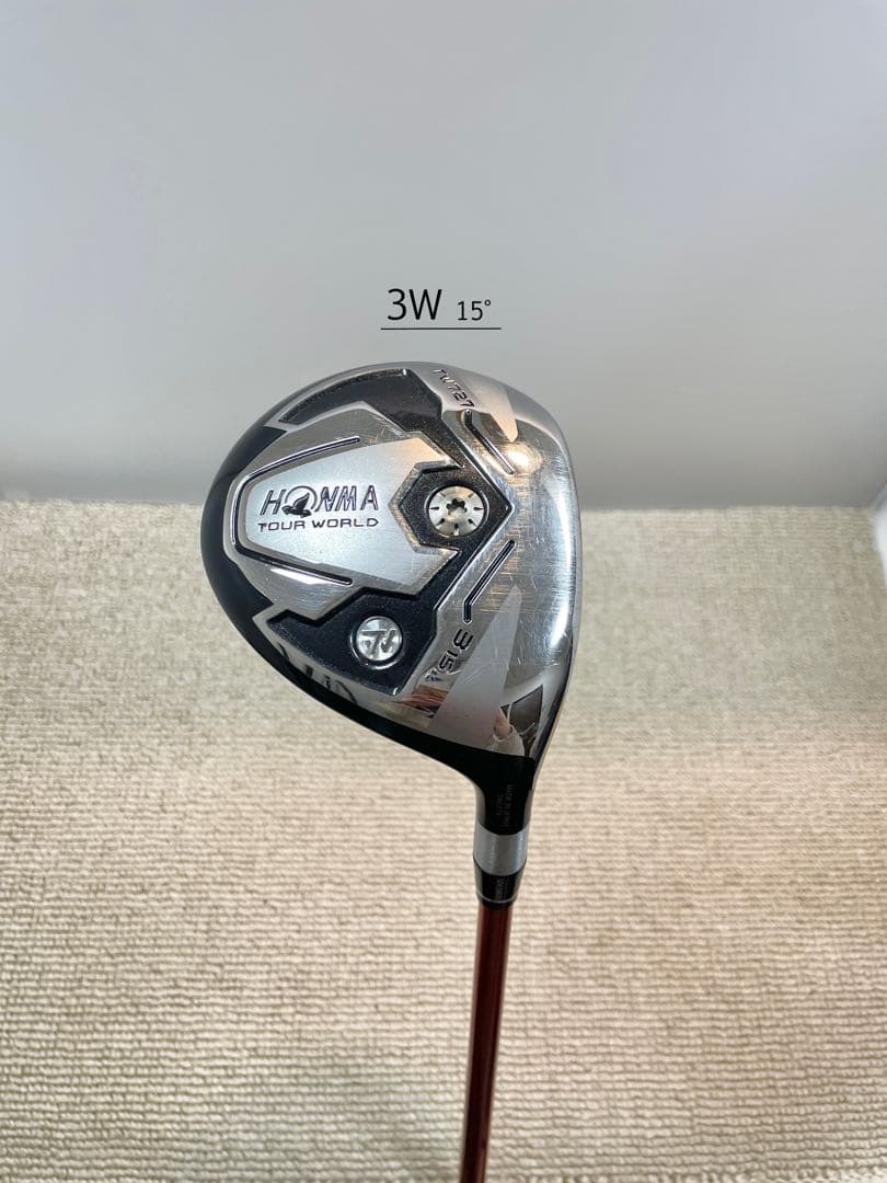 2015年モデルホンマゴルフ(本間ゴルフ) TW727 FW 3.5.7W 3本