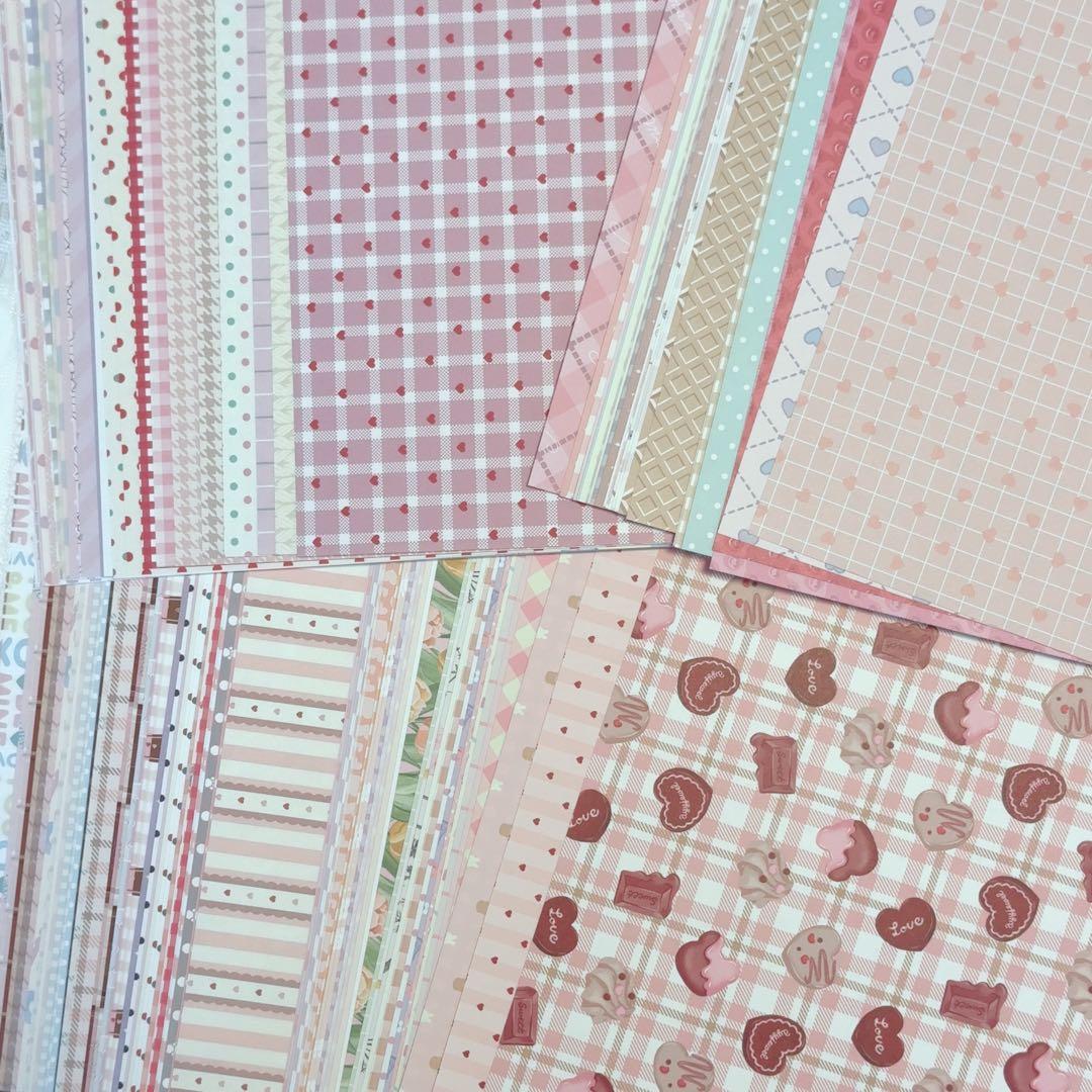 ayyjewel デザインペーパー 大量 まとめ売り トレペ シンプルペーパー