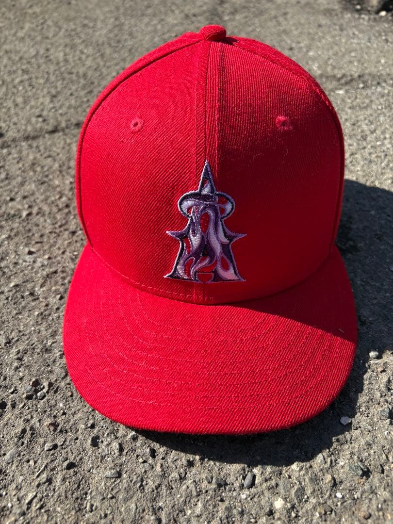 大谷 赤 Tetsuya Nakamura キャップ ニューエラ エンゼルス