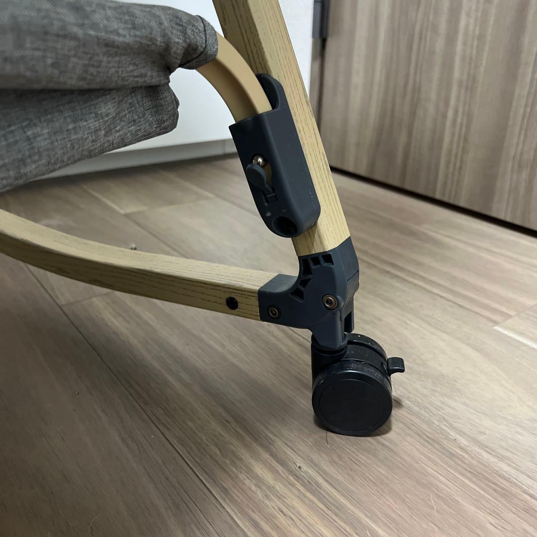 HZDMJ コンパクトベビーベッド グレー①