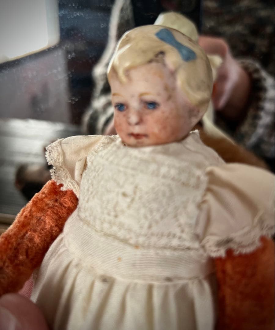 アンティーク動物コスチューム人形セット ドール　　 アンティーク　ビスクドール