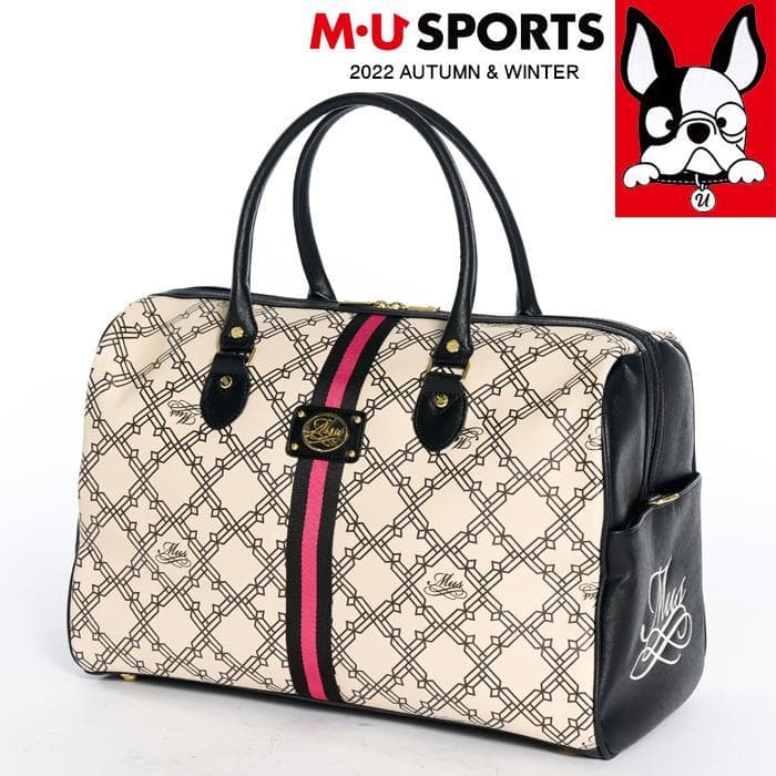 新品 MUスポーツ モノグラムプリント ボストンバッグ 703H6202