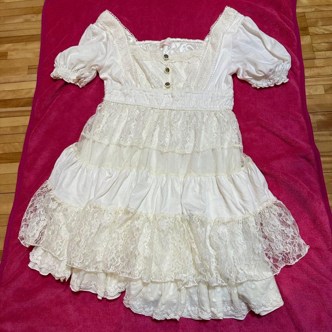 希少 レア LIZLISA リズリサ レース ワンピース 平成 旧タグ