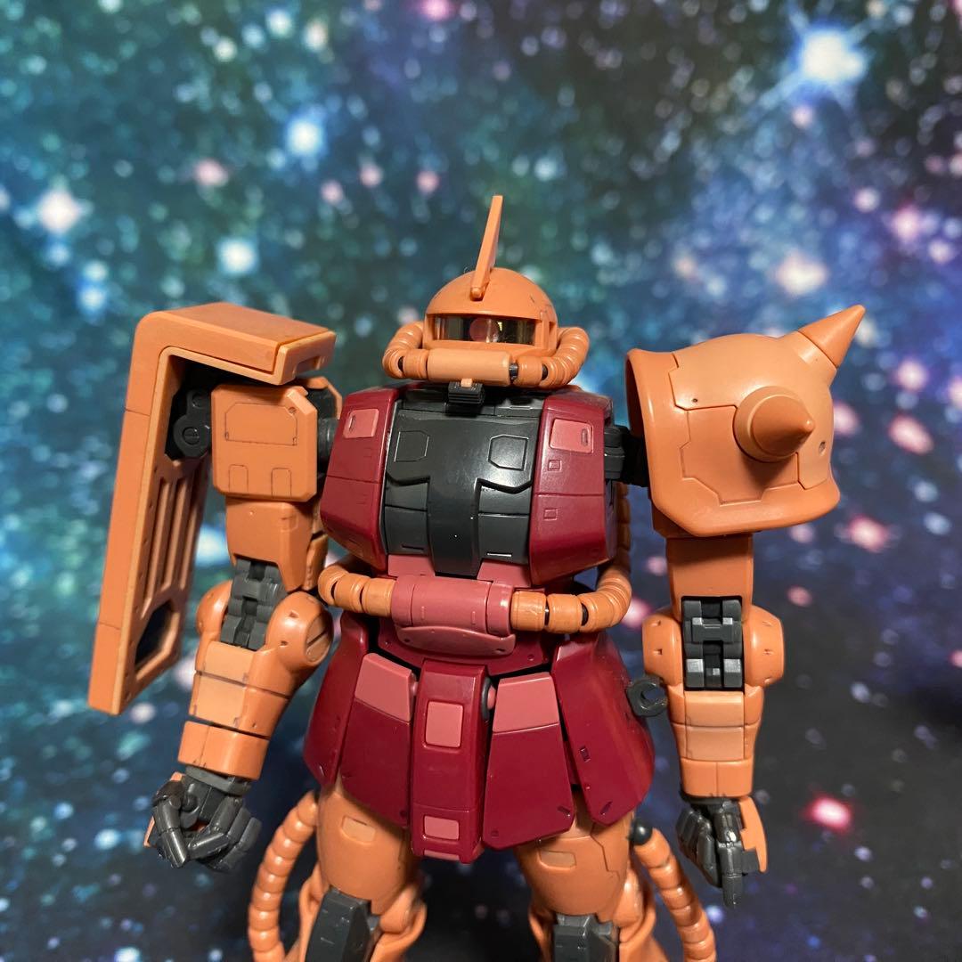 ガンプラ RG 1/144 シャア専用ザク 完成品3体セット