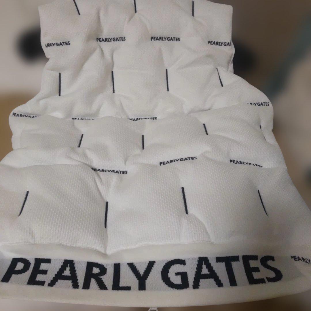 PEARLY GATES フード付きベスト ホワイト