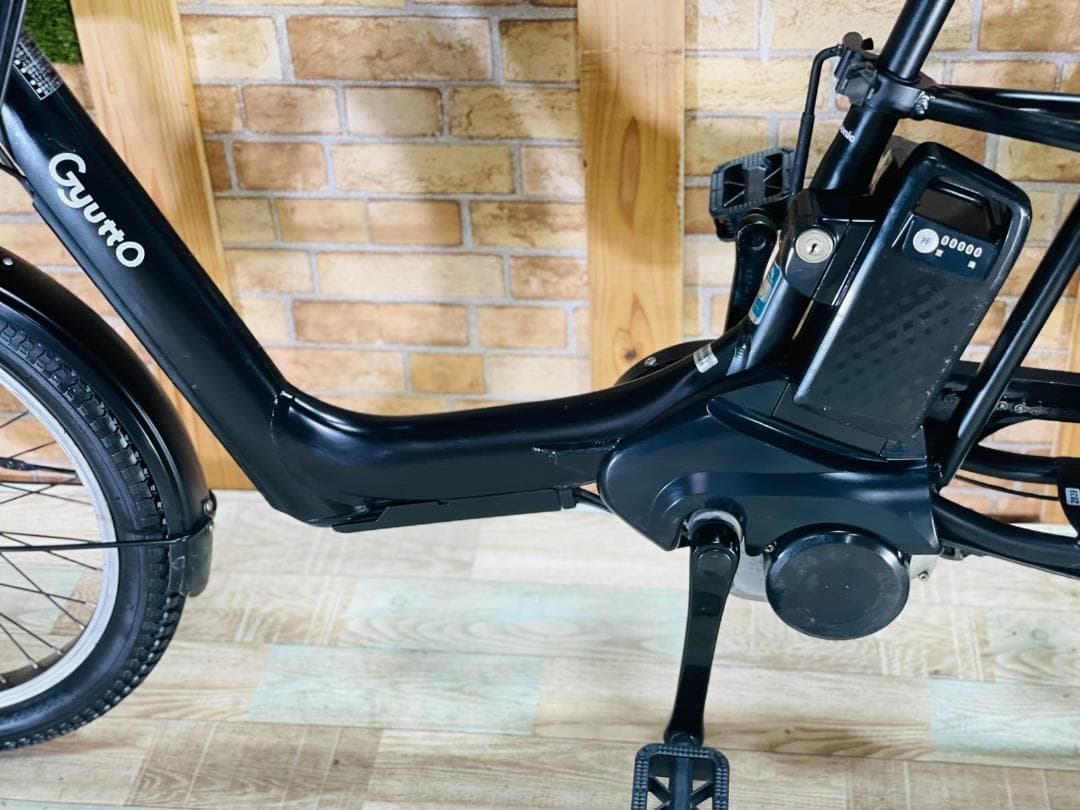 ブラック系 最高峰 王様 ギュットアニーズ子供乗せ電動アシスト H2839