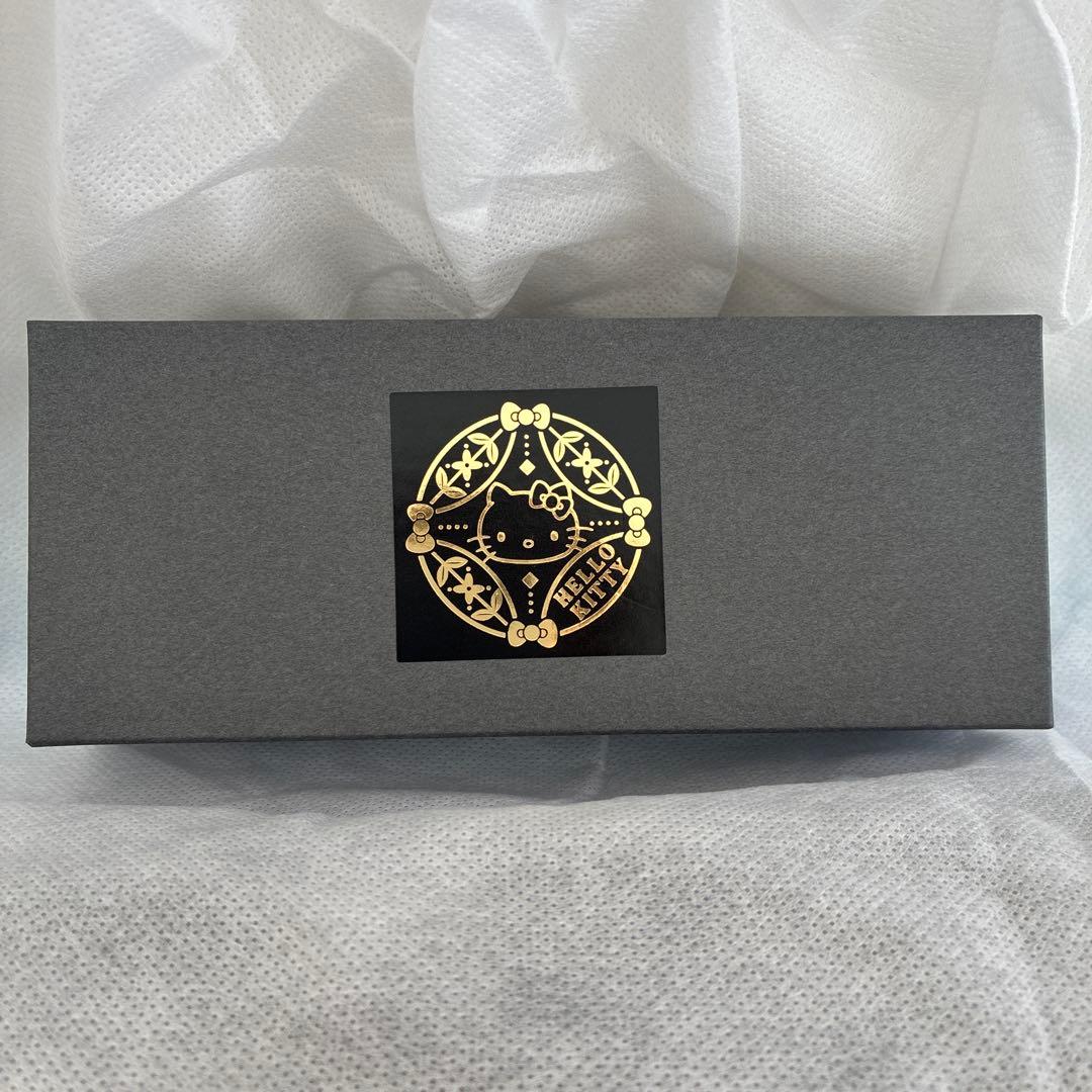 ま*り様 甲州印伝 印傳屋 ハローキティ 眼鏡ケース ピンク×黒 リボン未使用