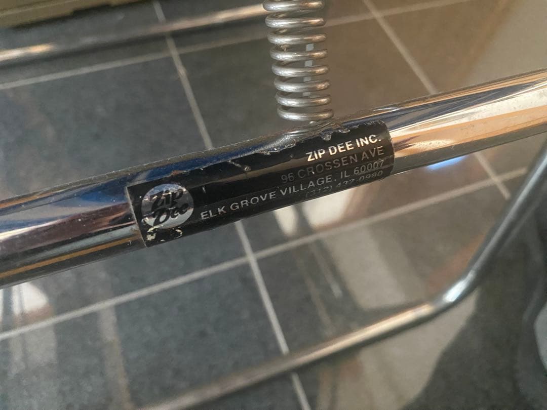 ZIPDEEチェアブルー二脚セット