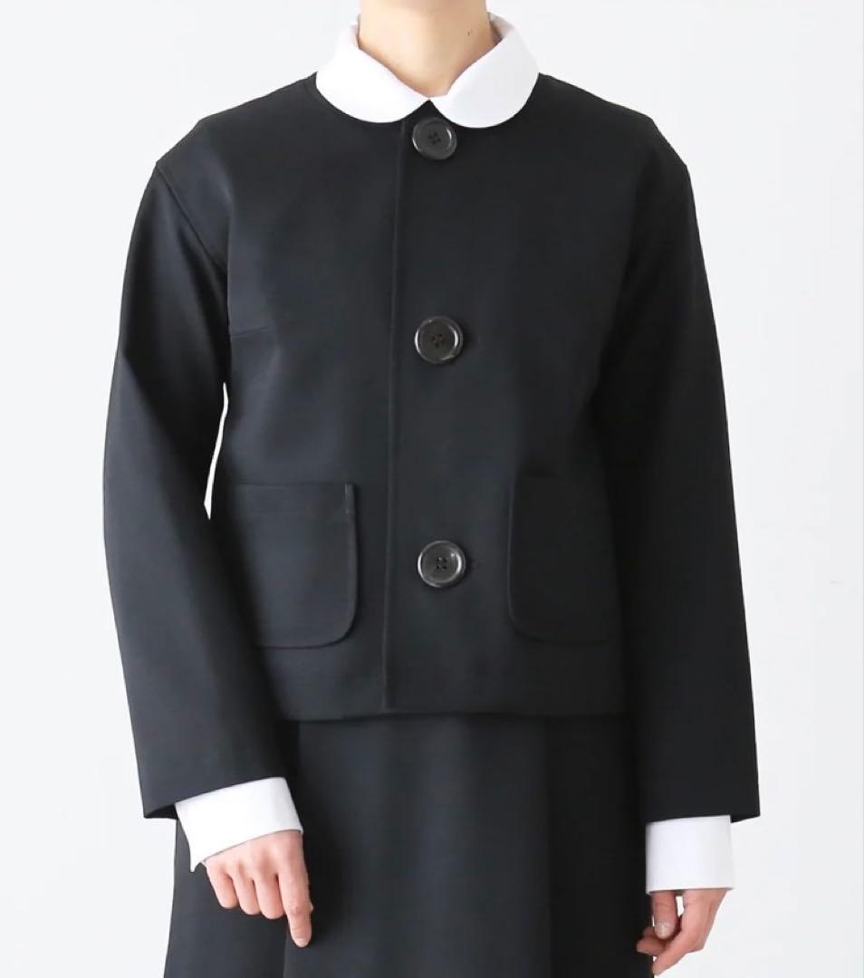 tao トリココムデギャルソン　定番　丸襟長袖シャツ　ホワイト　Mサイズ