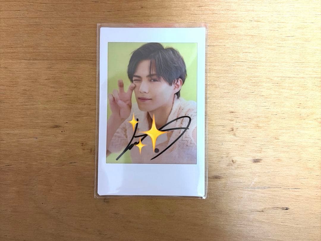 簡秀吉 ラッフルくじ B賞プリントチェキ E賞ミニフォトカード