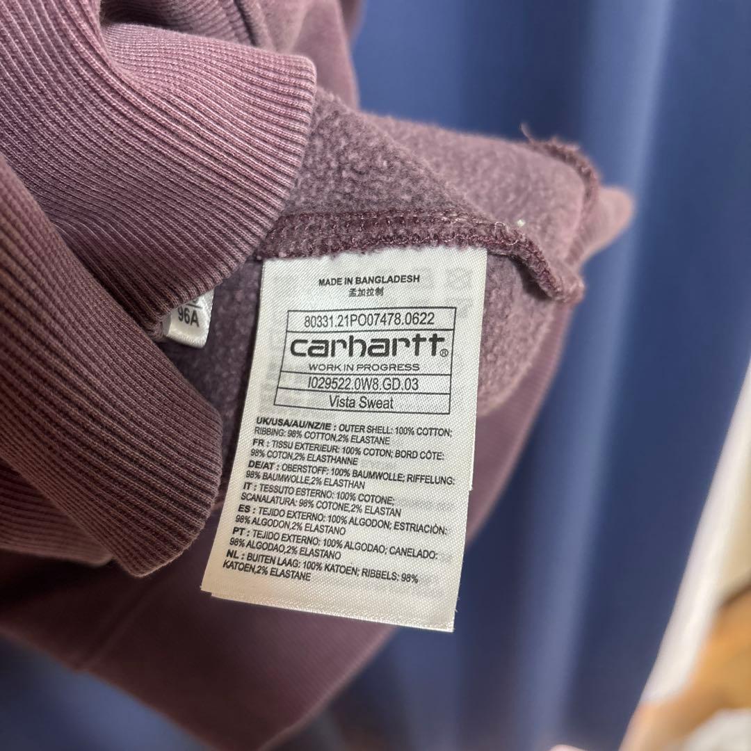 Carhartt Vista Sweat パープル オーバーサイズ