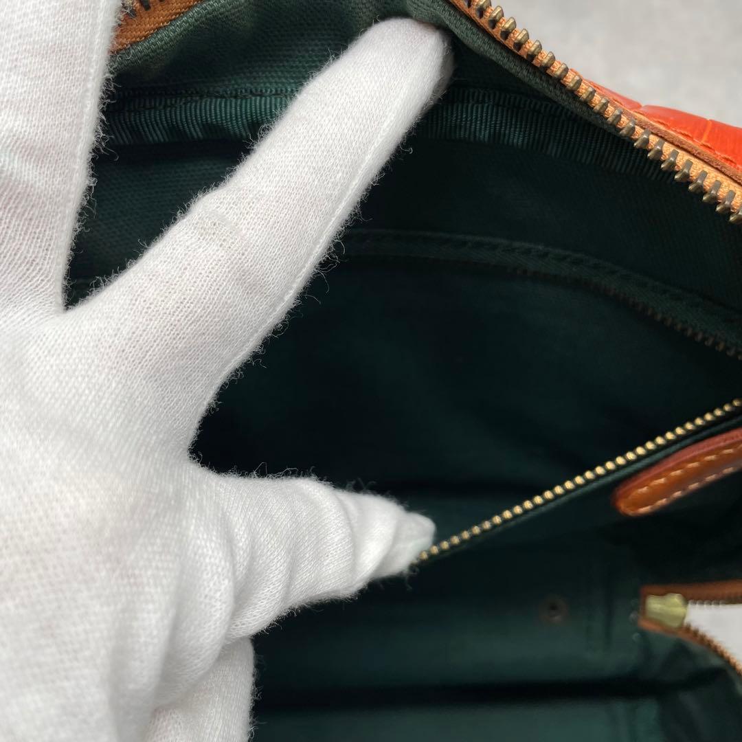 Felisi フェリージ 9436 クロコ型押し レザー バニティケース