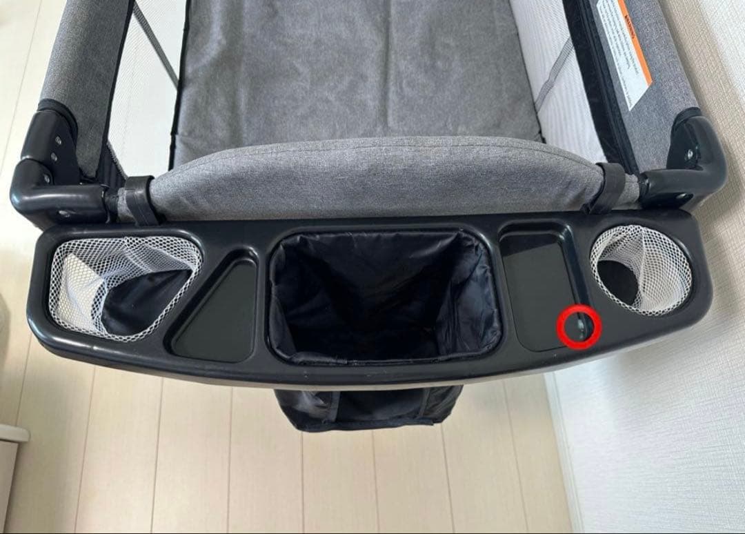 ベビーベッド john life 折りたたみ可 プレイヤード