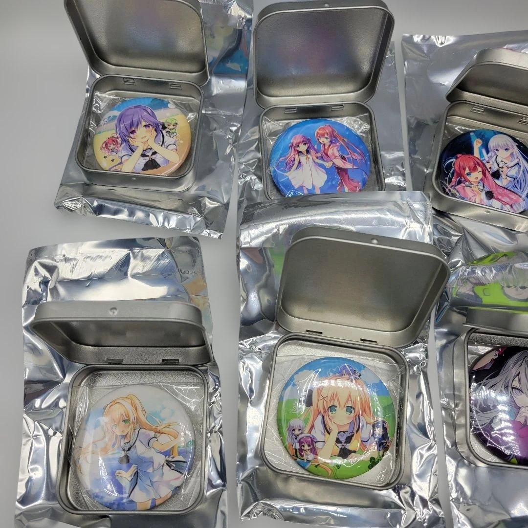 全16種類フルコンプ　 鍵くじ 　ブリキ缶&缶バッジ