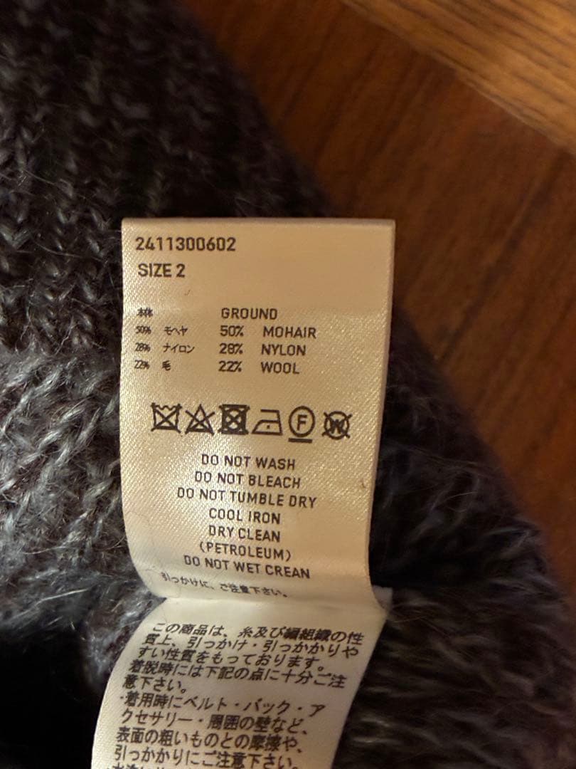 【新品】シュガーヒル SUGARHILL モヘアプルオーバーセーター　サイズ2