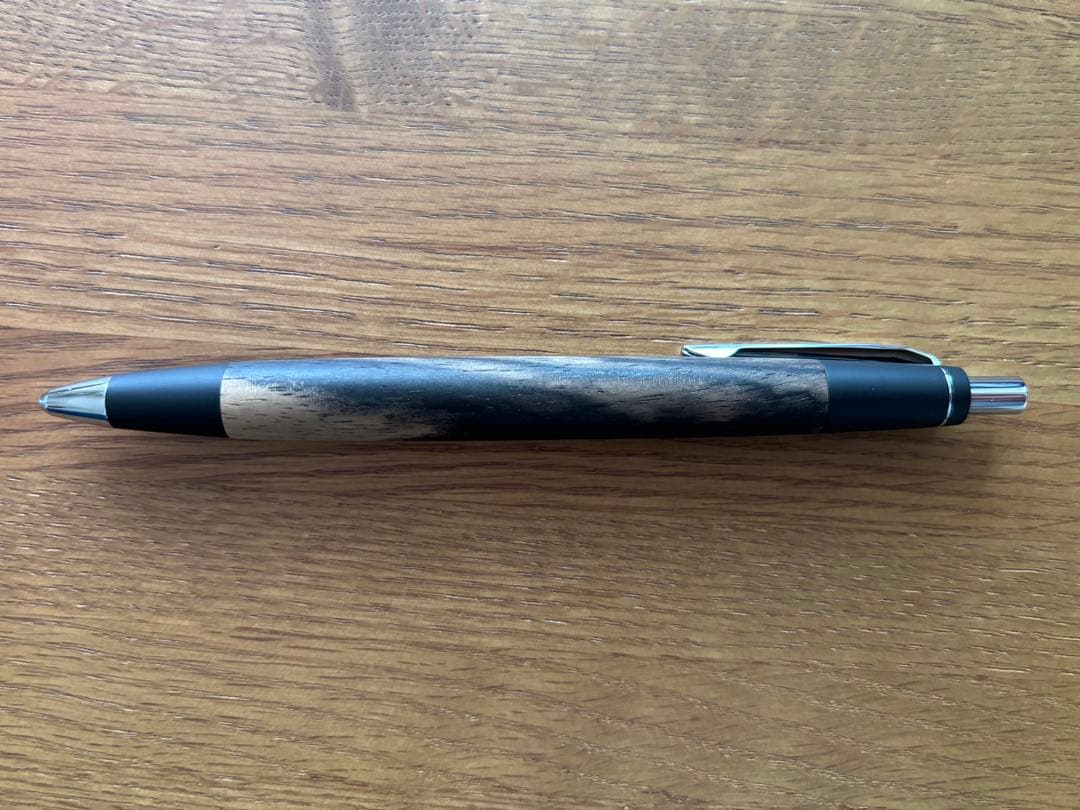 野原工芸 特上黒柿 シャーペン【シルバー金具】