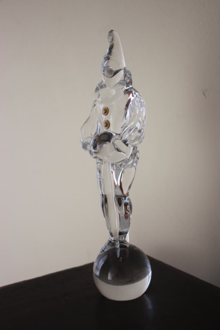 未使用・箱入　Baccarat　バカラ　仮面舞踏会　マスカレード　ピエロ