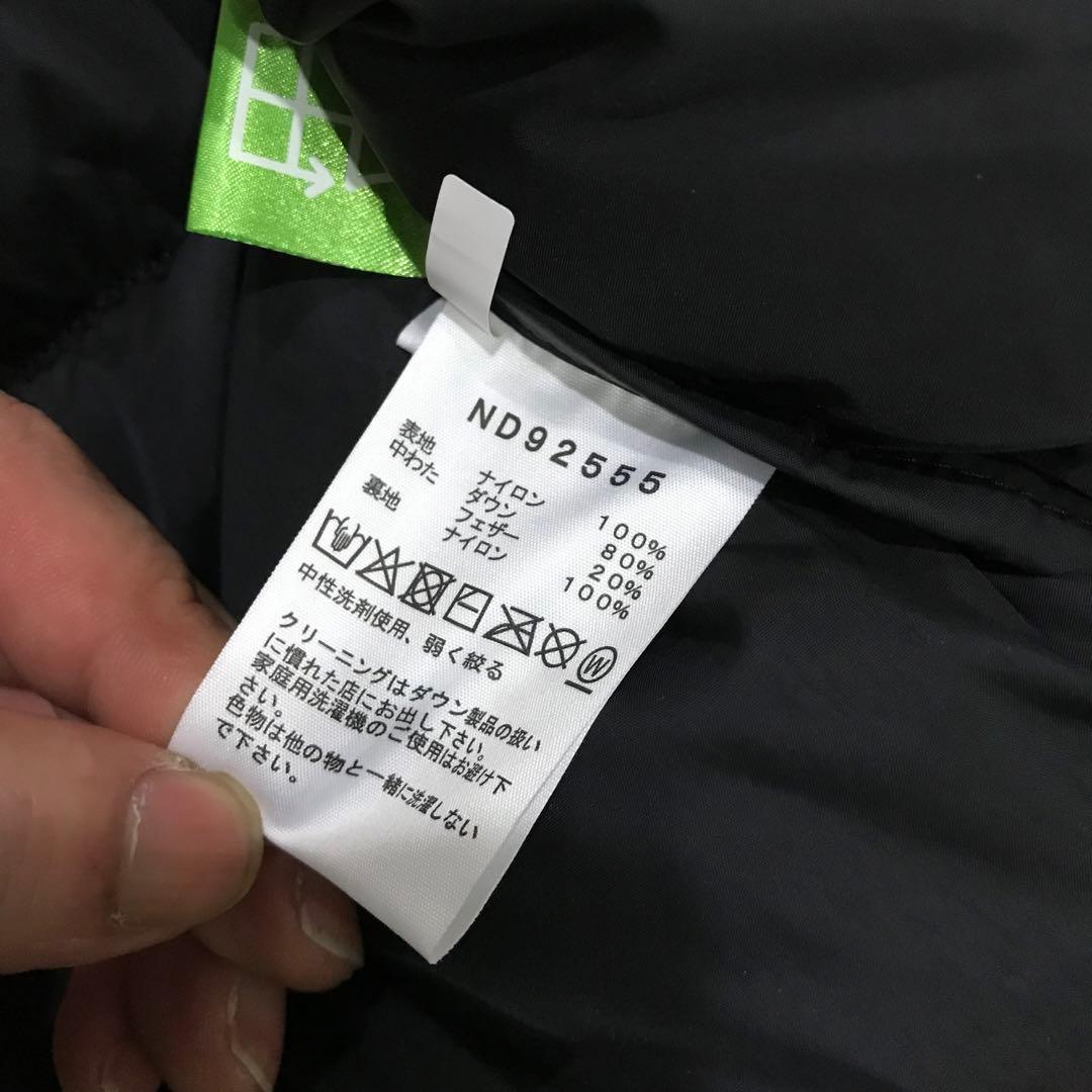 新品 THE NORTH FACE ヌプシ ダウンジャケット 赤黒 M