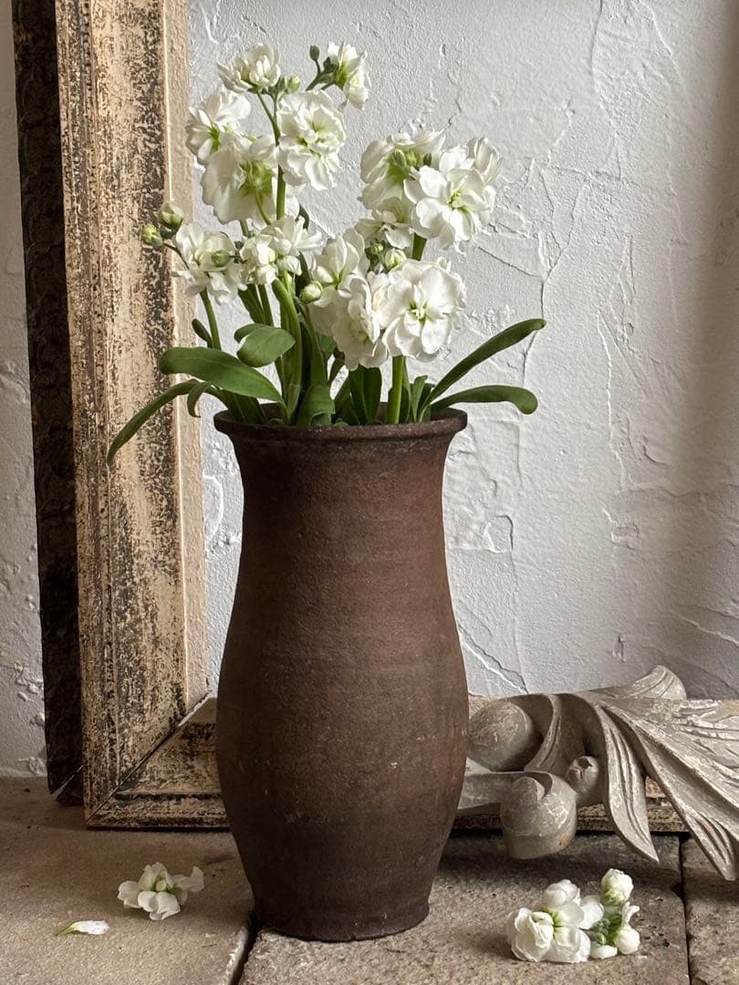 フランスアンティーク　フラワーベース　容器