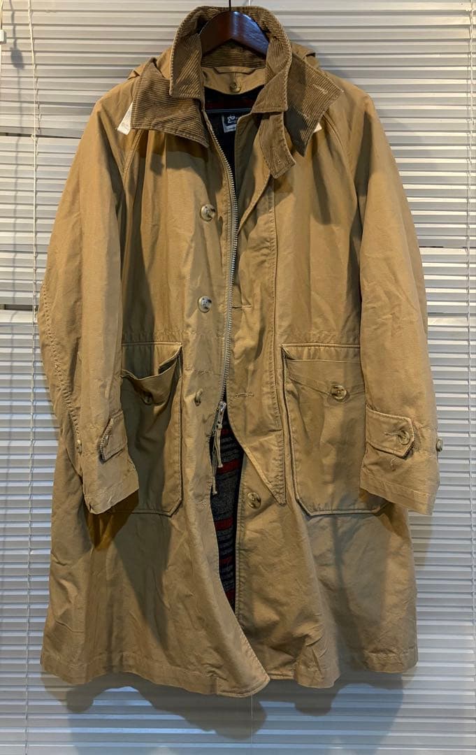名作Engineered Garments ストームコート Sサイズ ベージュ