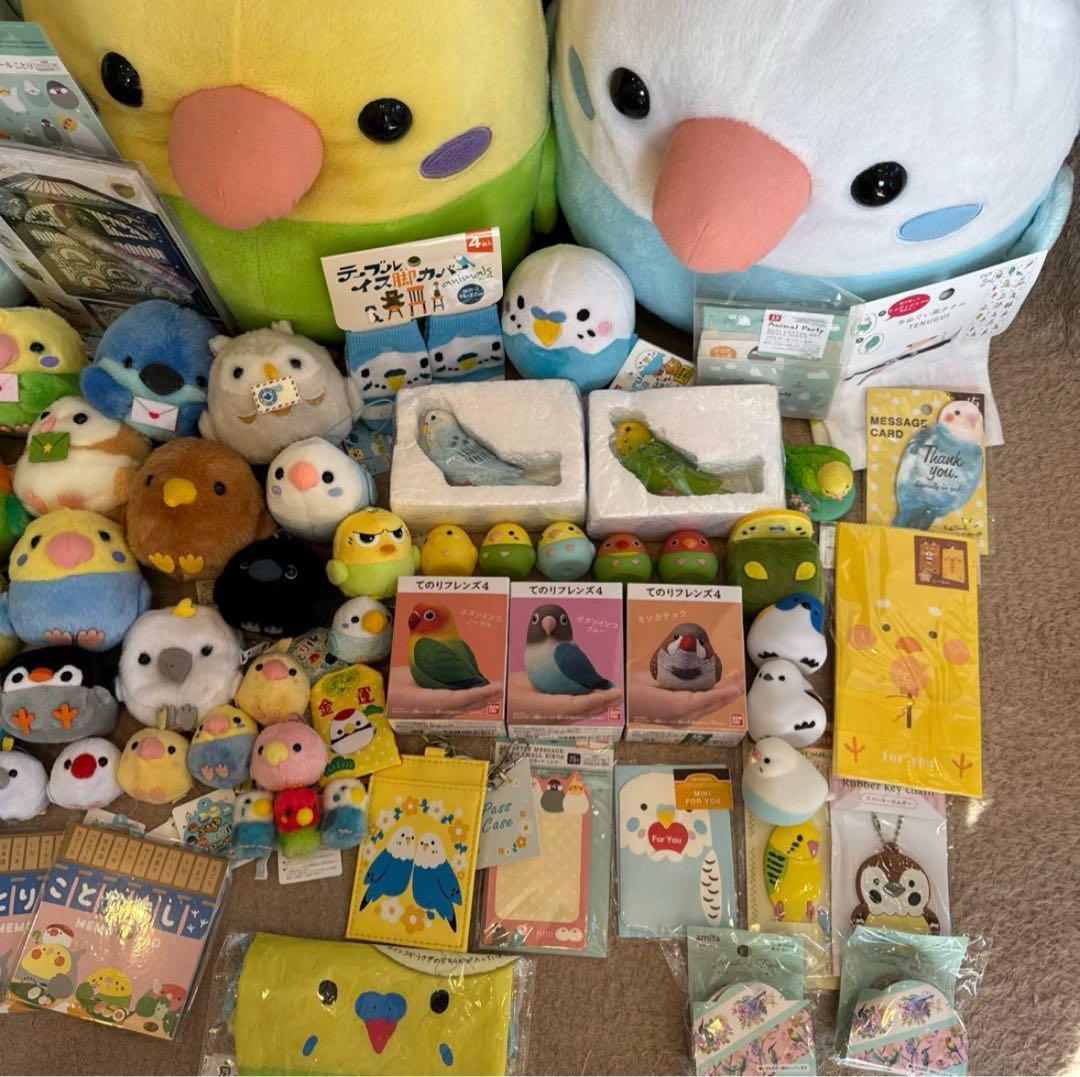ことり隊　インコグッズ　セキセイインコ　70点　まとめ売り