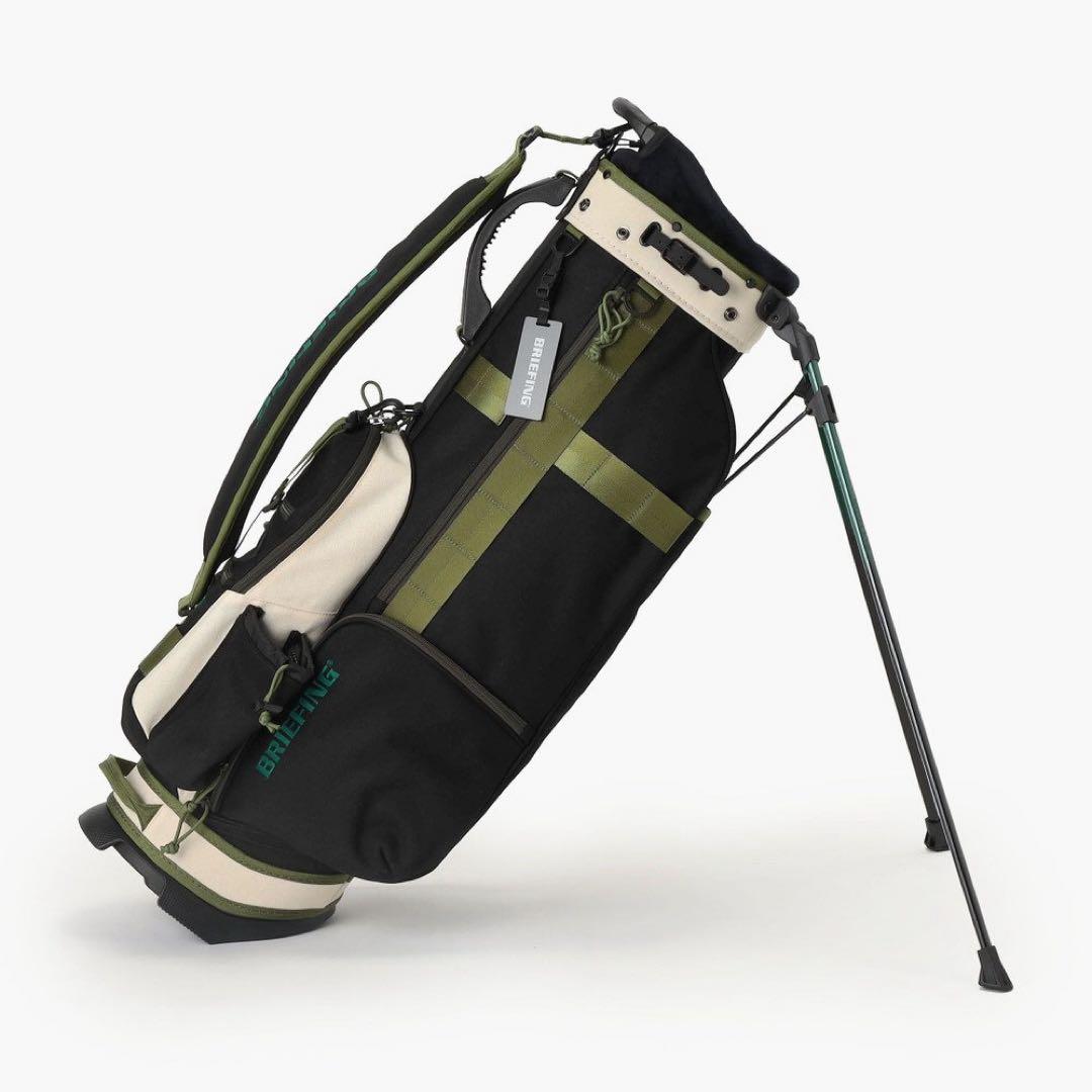 BRIEFING CR-8♯02 ゴルフバッグ ブラック/アイボリー