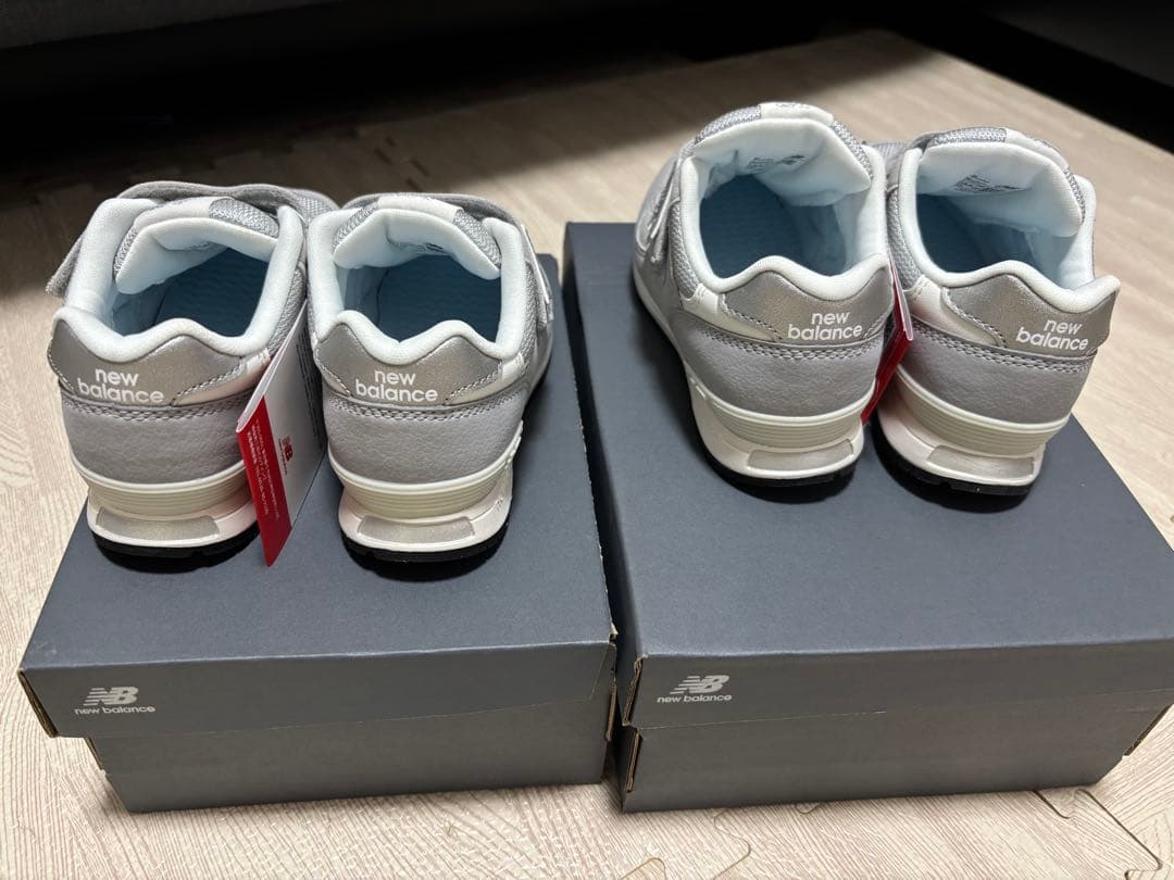 ニューバランス　313 グレー　キッズスニーカー 2足セット　16 16.5