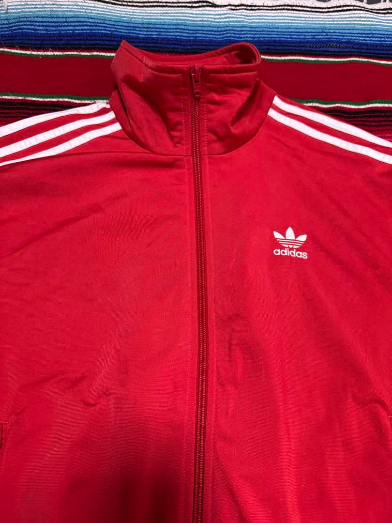 adidas ファイアーバード　トラックジャケット　レッド Lサイズ
