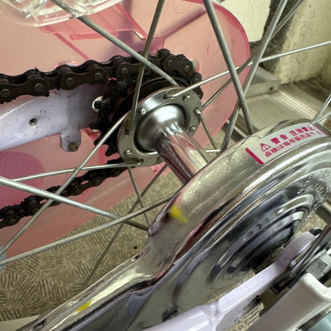 【室内保管】16インチ ides ディズニープリンセス 自転車 【直接引渡】