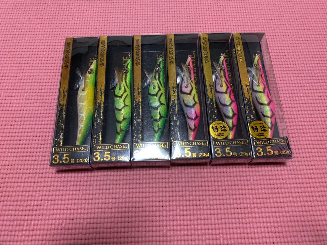 スクイッドマニア ワイルドチェイス特注3.5号 34本まとめ売り
