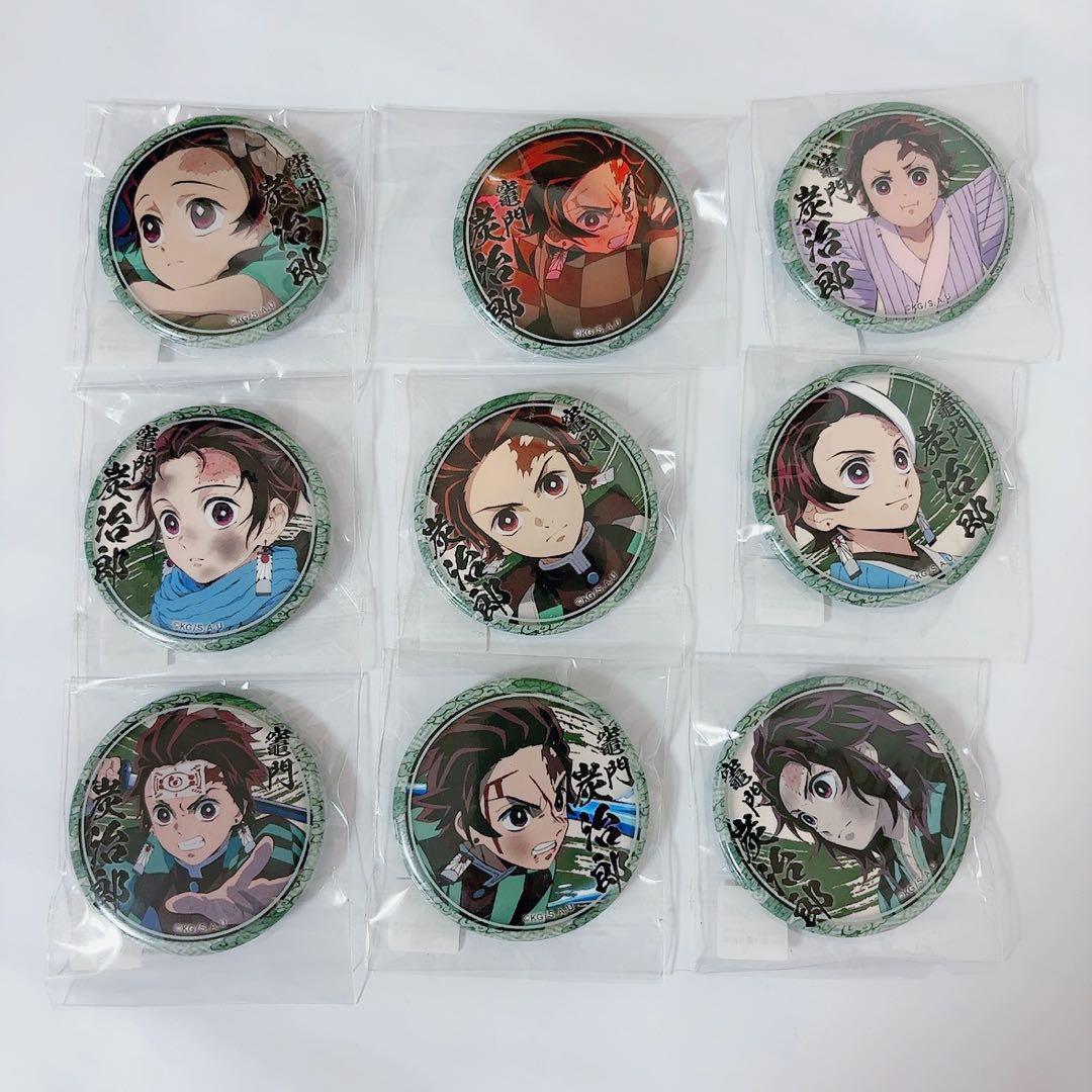 鬼滅の刃 絵巻カフェ くじ引き缶バッジ 竈門炭治郎