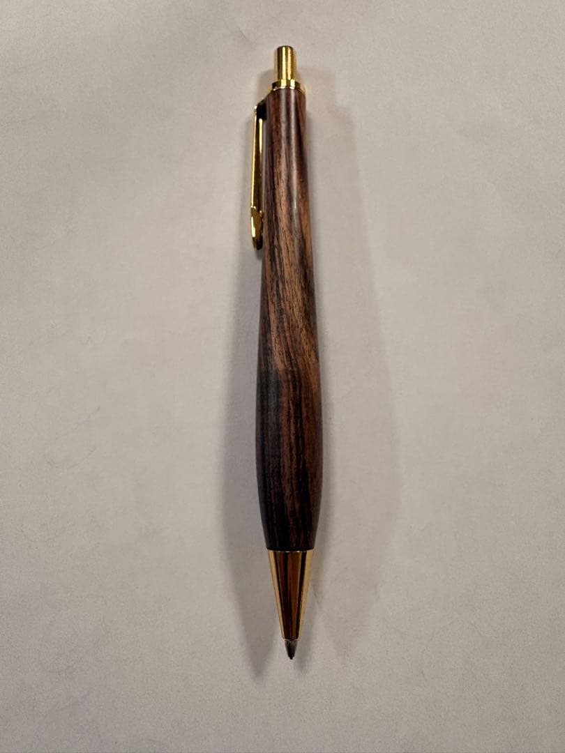 【王室御用達】キングウッドシャーペン 24金メッキ