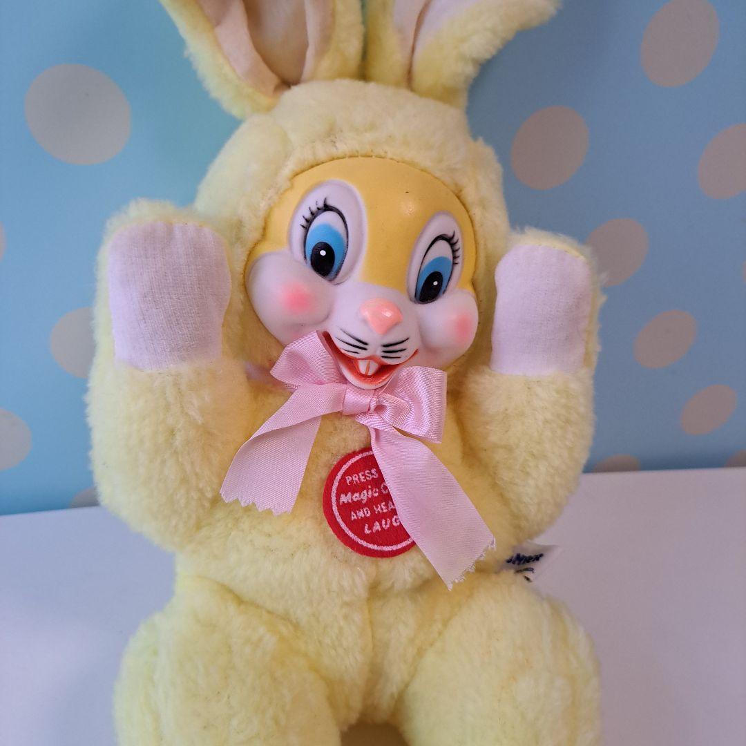 ビンテージ　ラバーフェイス　ウサギ　41cm　里帰り品