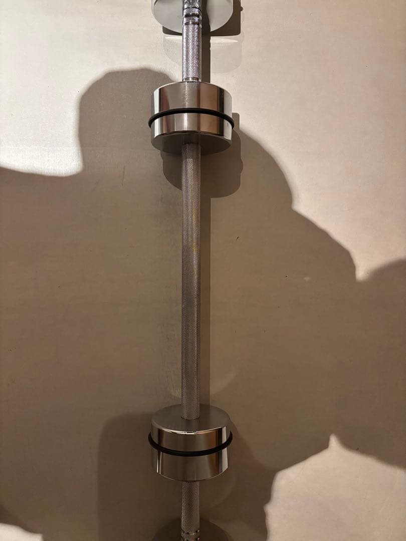 【美品】ステディ可変　クロムダンベル15kg2個　 　1/2