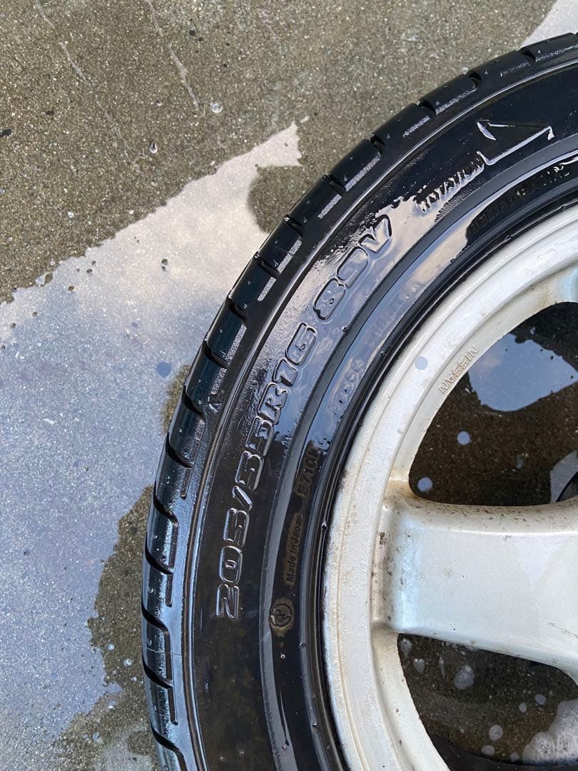 【テル]】 R32スカイラインタイプM 純正ホイール＆タイヤ 4本セット