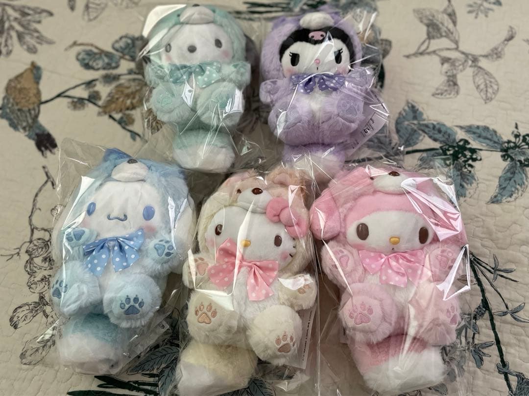 サンリオ 北海道限定 ぬいぐるみ ５種セット 2024年 キタキツネバージョン