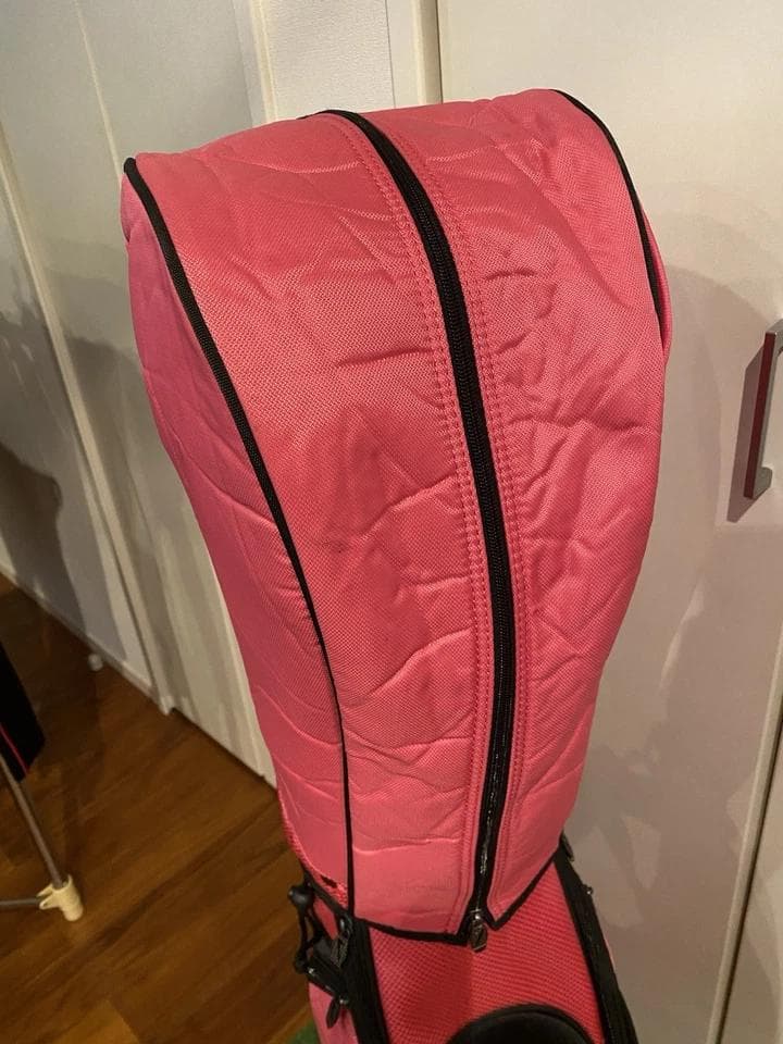 ナイキ レディース ピンク 軽量 ゴルフバッグ カート キャディバッグ レア