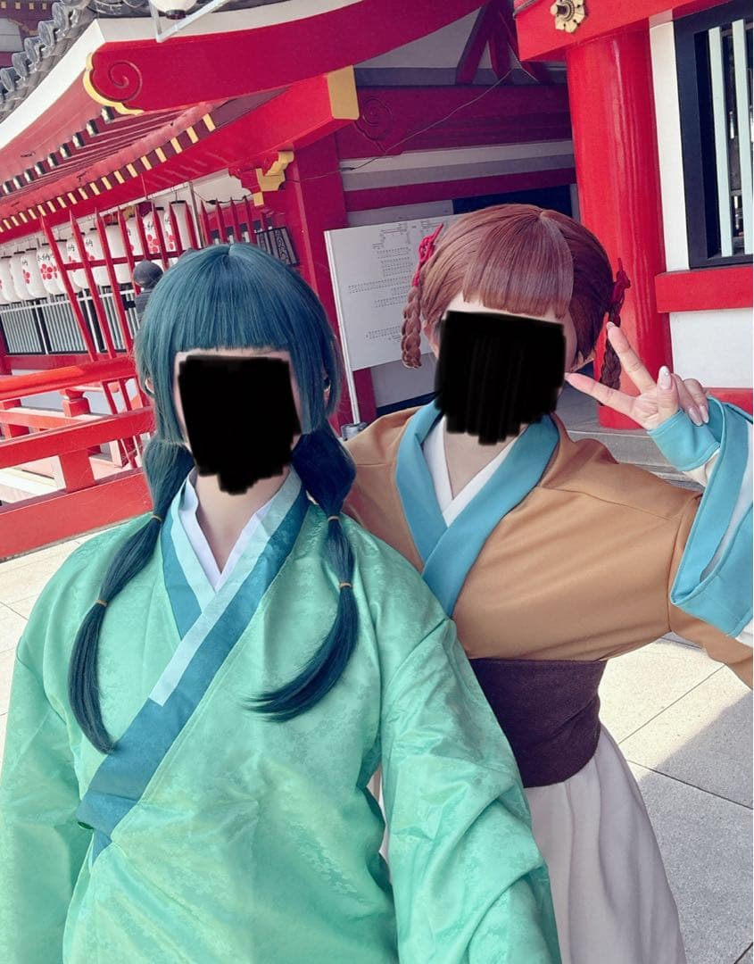 薬屋のひとりごと 猫猫 小蘭 コスプレ衣装 2着セット ウィッグ付