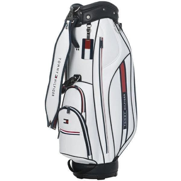 新品 トミーヒルフィガーゴルフ キャディバッグ THMG5SC4 ホワイト
