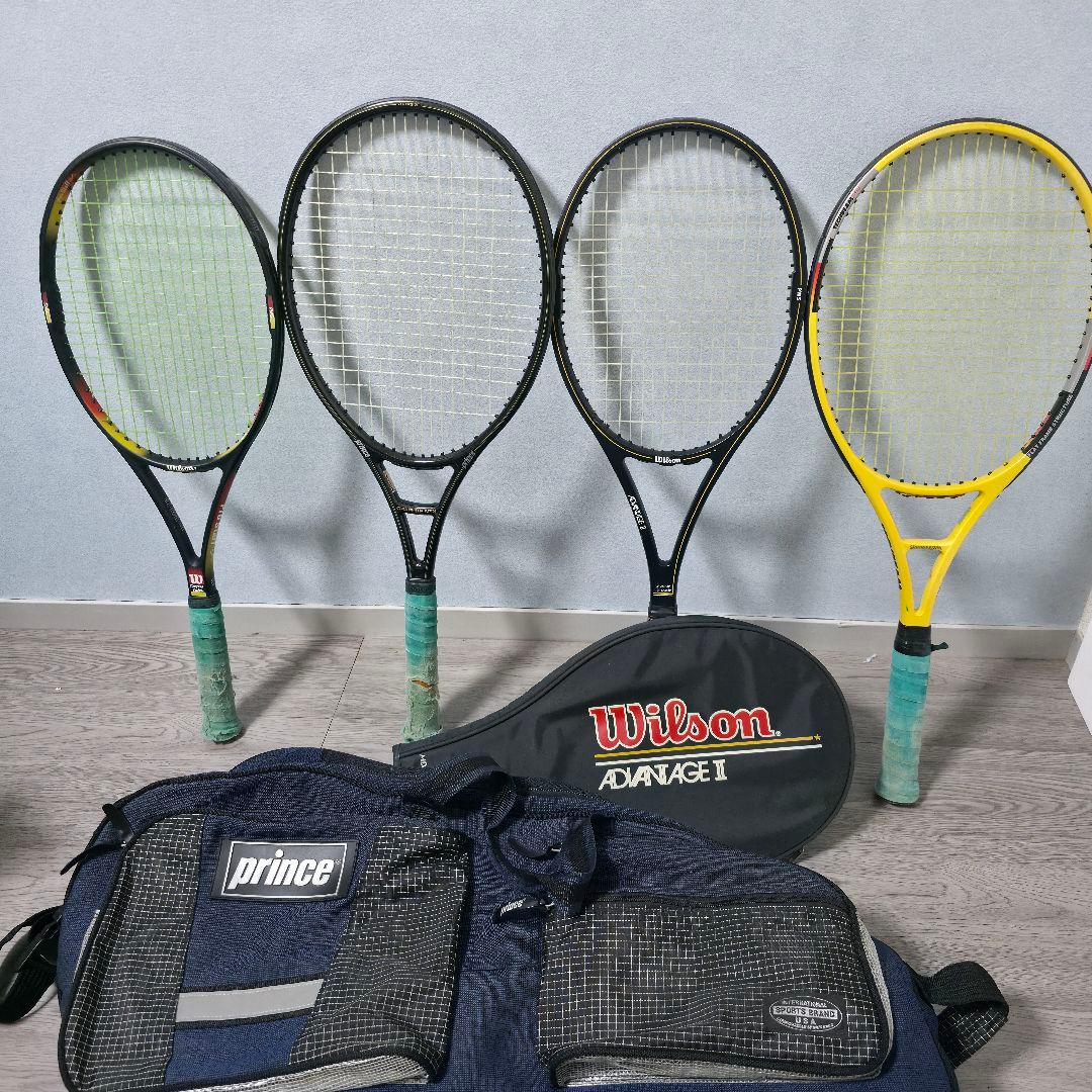 【名器2本】Wilsonプロスタッフ6.1 & Prince グラファイト等4本