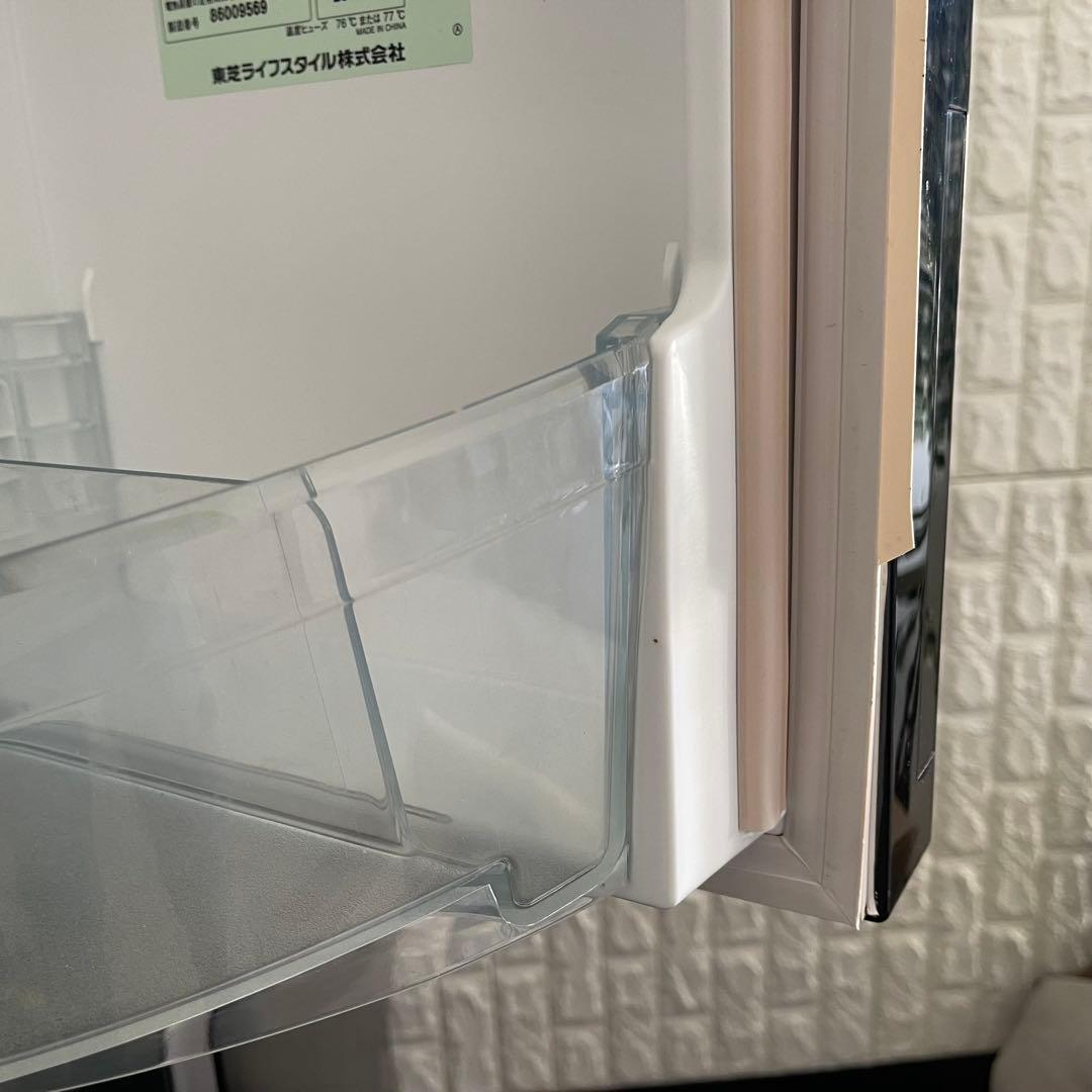 東京23区配送無料✨冷蔵庫　東芝　ミラー　GR-M510FWX 容量:509L