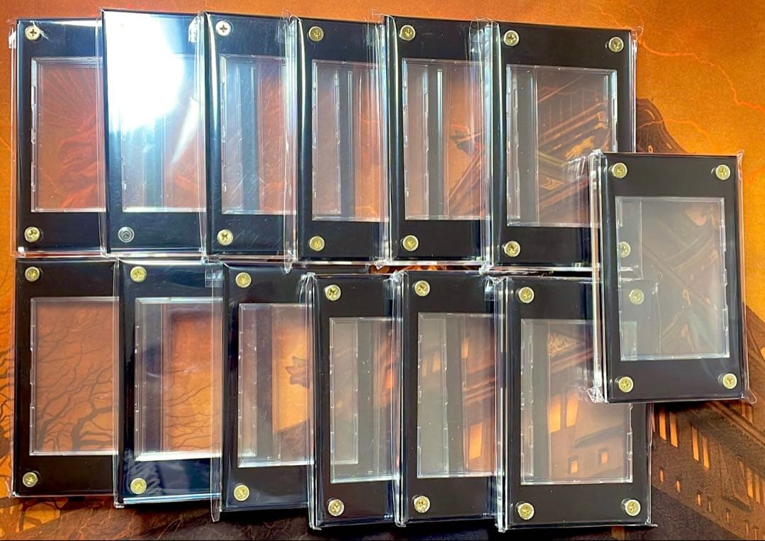 スクリューダウン＆アクリルフレーム＆フルプロテクトスリーブ【ブラック＆クリア】