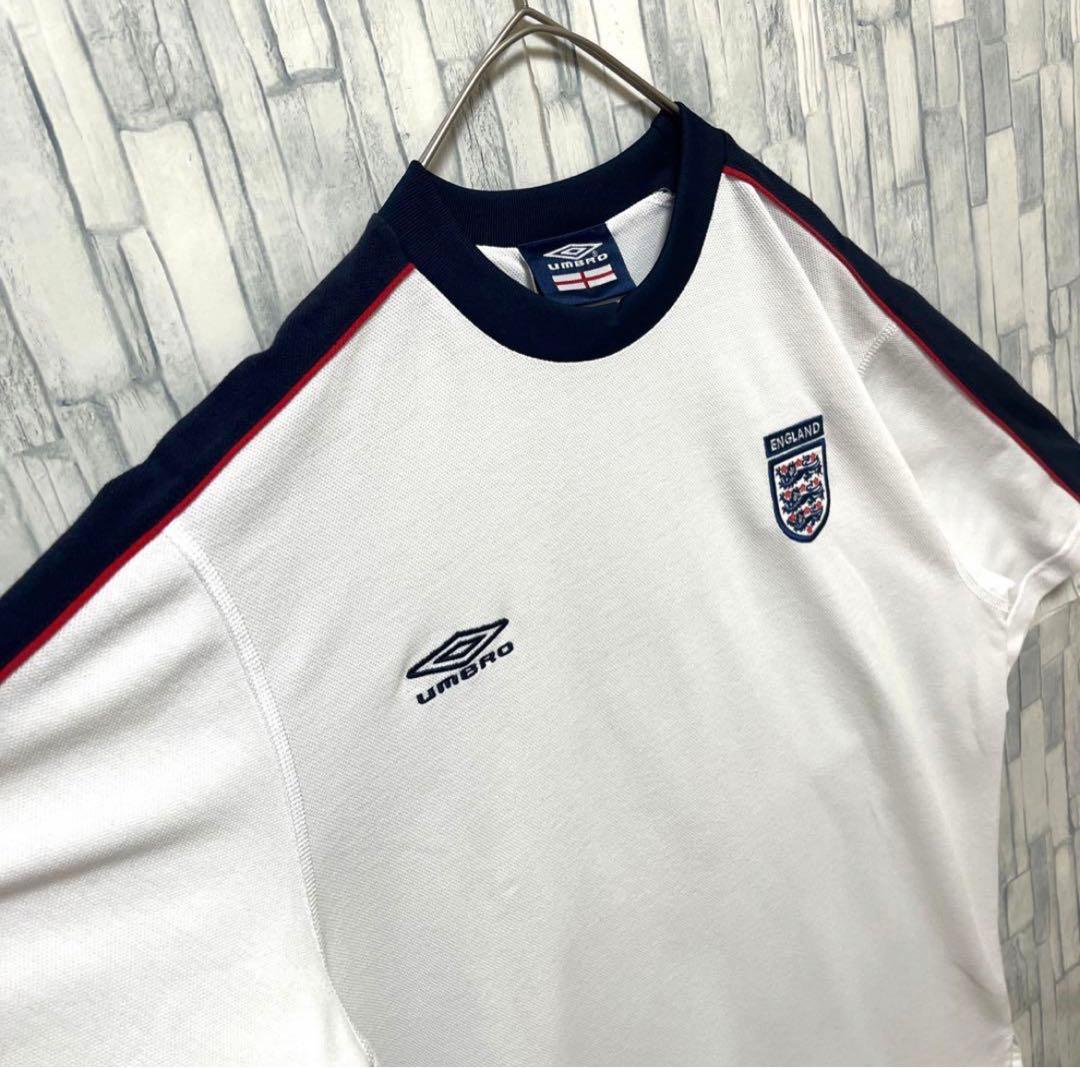 アンブロ オーウェン イングランド代表 リンガーTシャツ ゲームシャツ L 刺繍